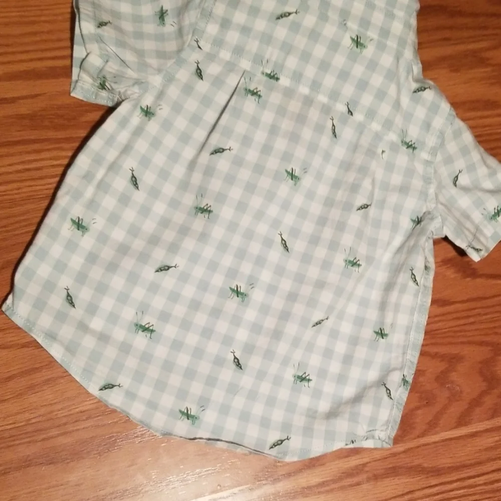 Gap shirt hm distressed jesns 6-12mo‎